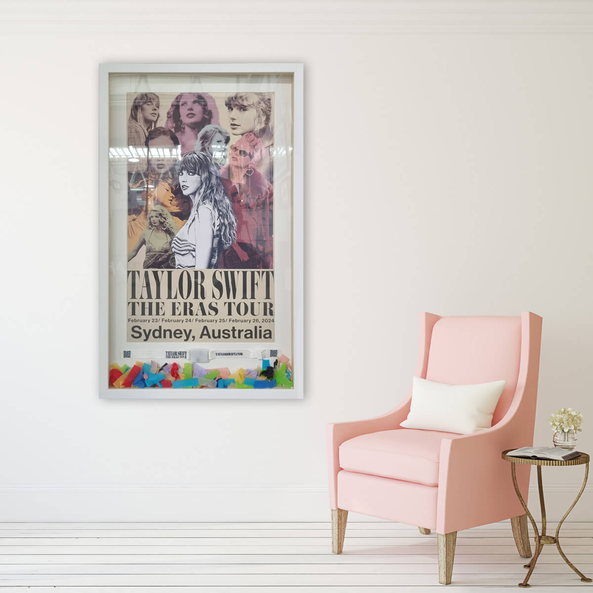 Taylor Swift oncert poster framed